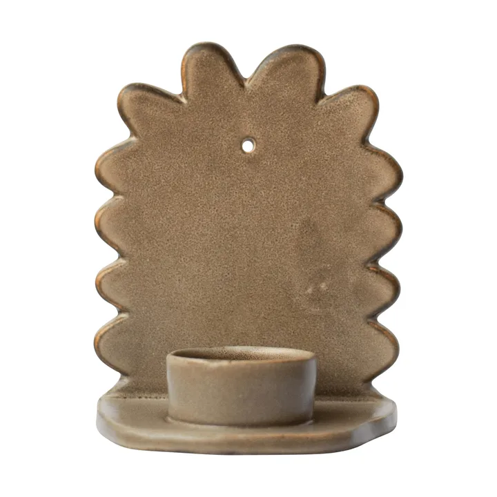 Flowery wandkandelaar - Beige - DBKD