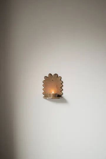 Flowery wandkandelaar - Beige - DBKD
