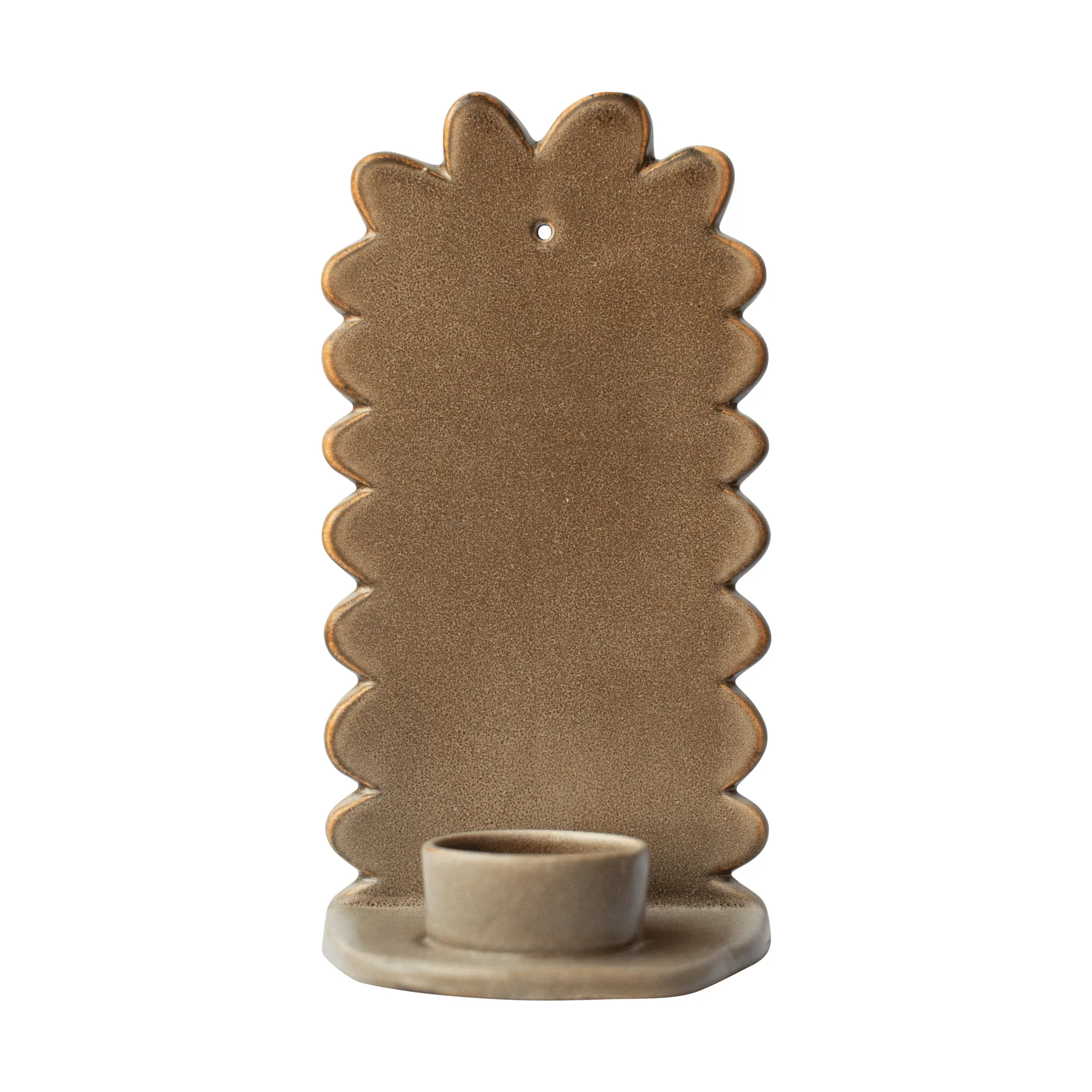 Flowery wandkandelaar, Beige DBKD
