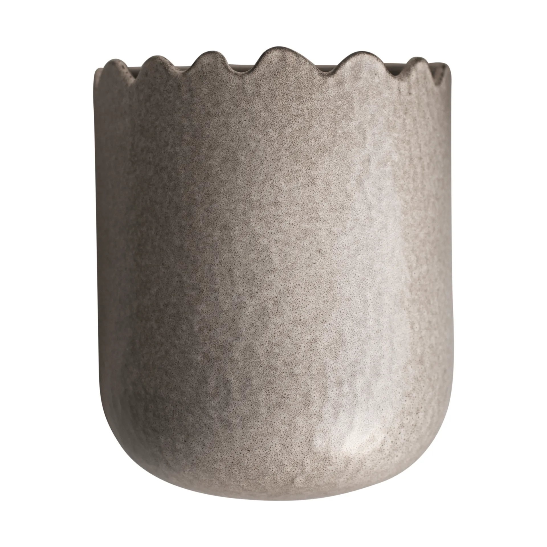 Flowery wandpot 19 cm, Beige DBKD