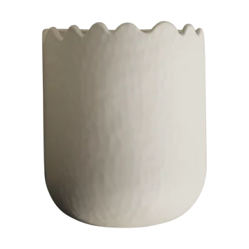 Flowery wandpot 19 cm - Creme - DBKD