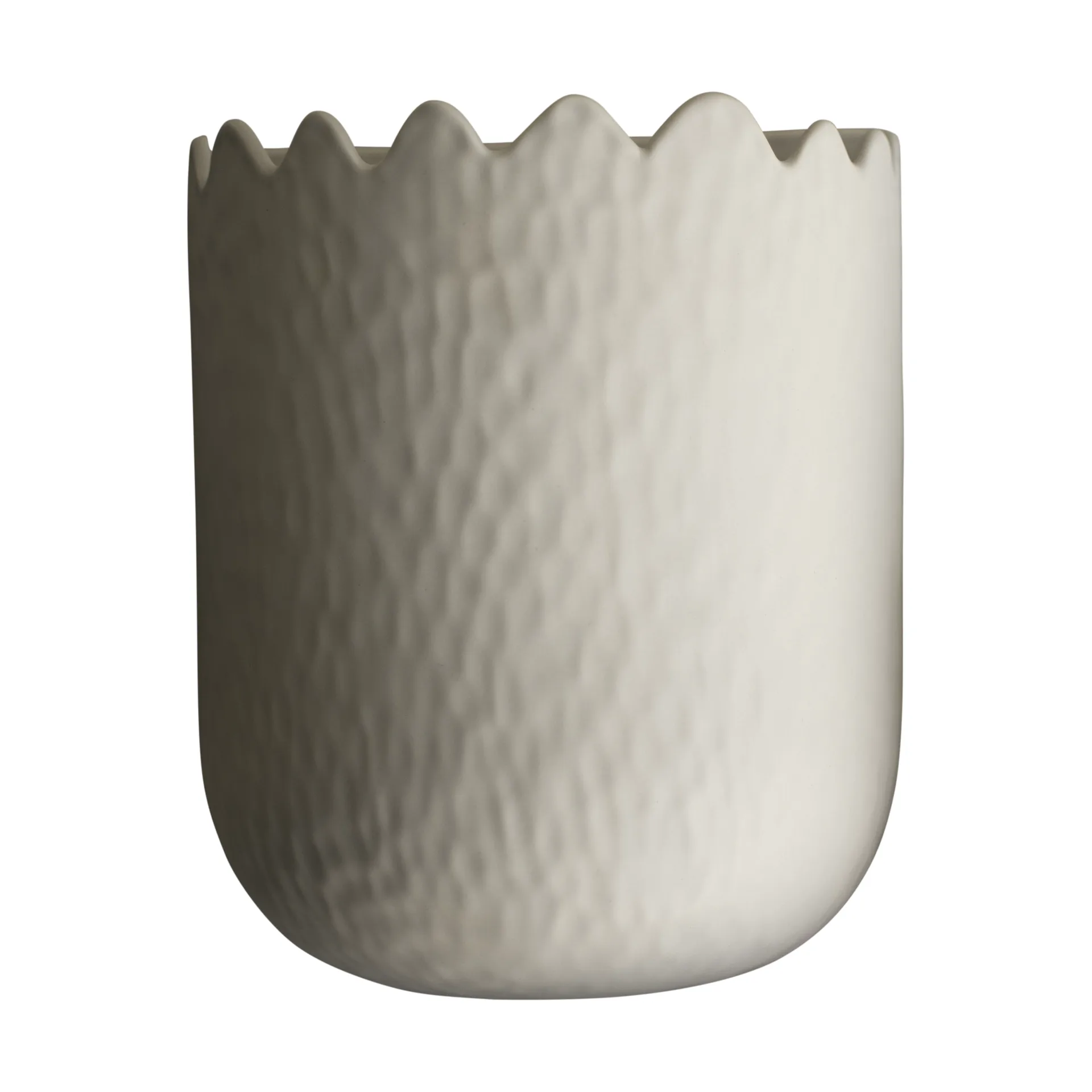 Flowery wandpot 24 cm, Creme DBKD