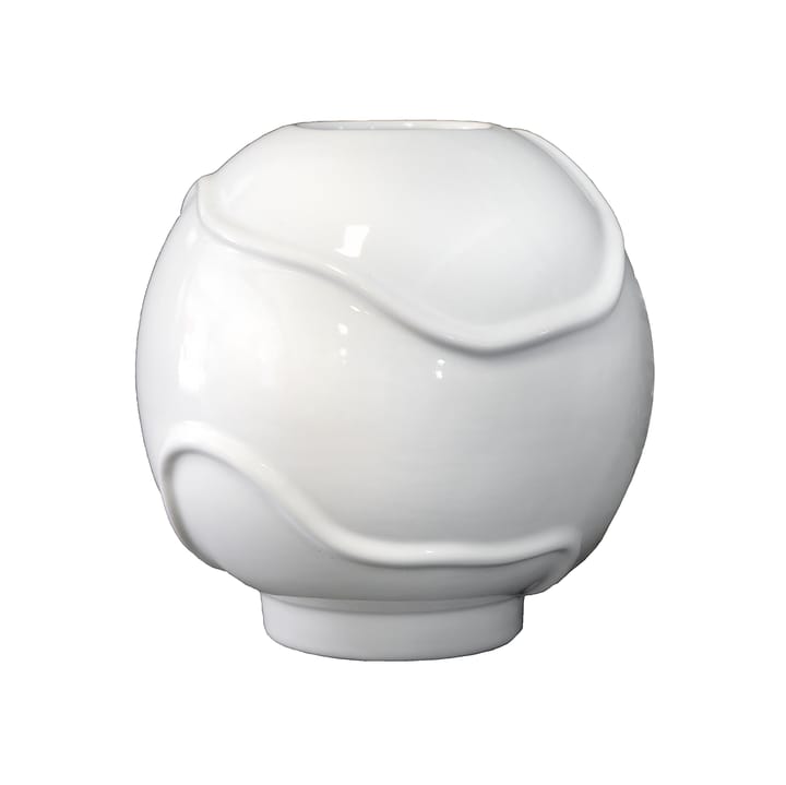 Form vaas Ø18 cm, Shiny white DBKD