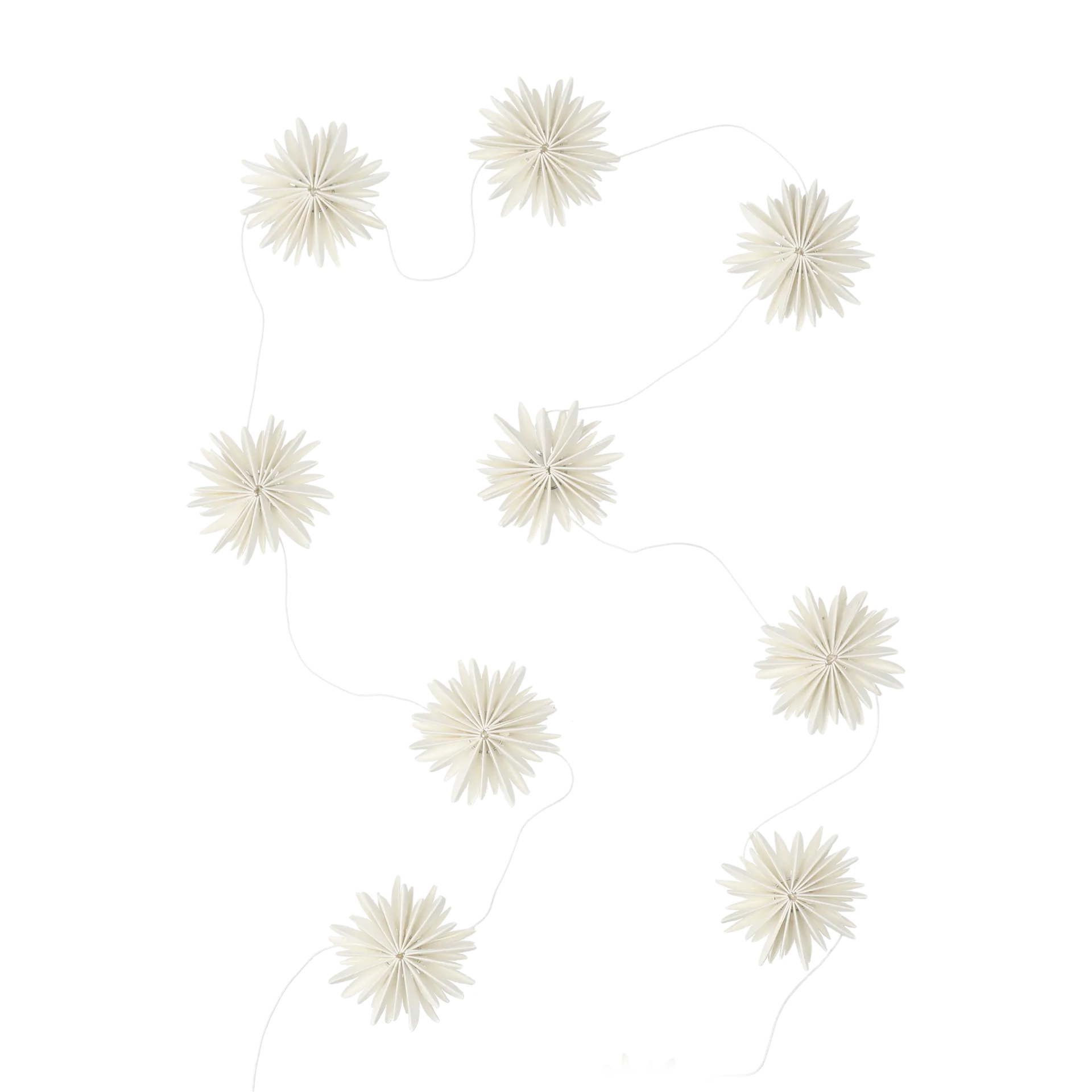 Garland slinger sneeuwvlok, White  DBKD