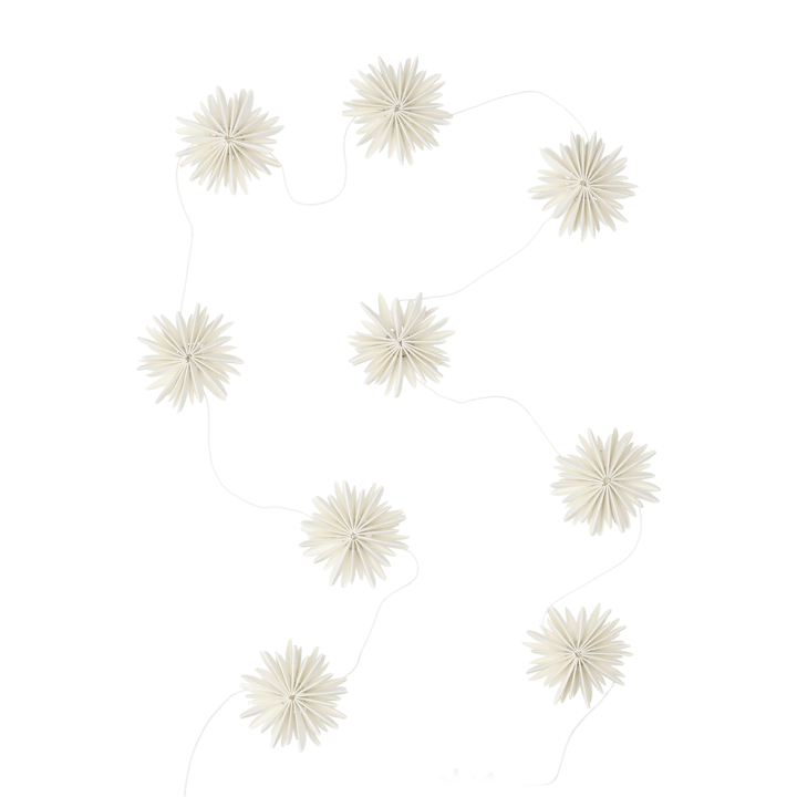 Garland slinger sneeuwvlok, White  DBKD