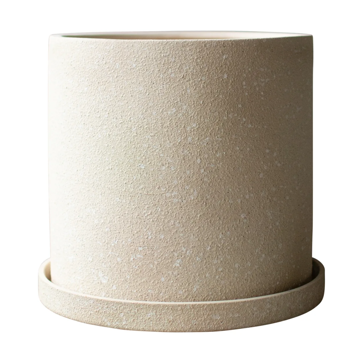 DBKD Grow pot Ø30 cm met schotel Creme structure