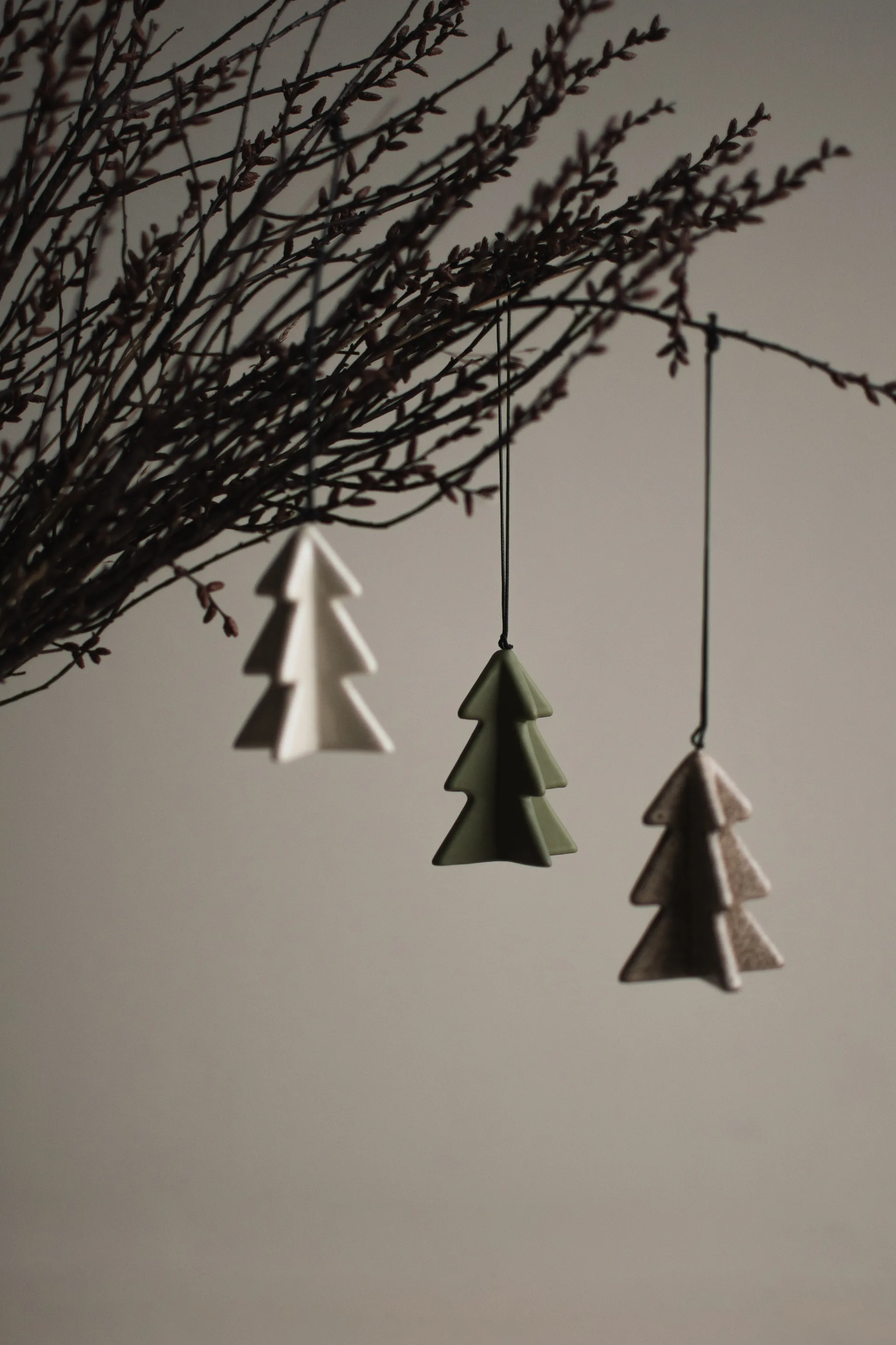 Hangende winterboom 7 cm, Beige DBKD