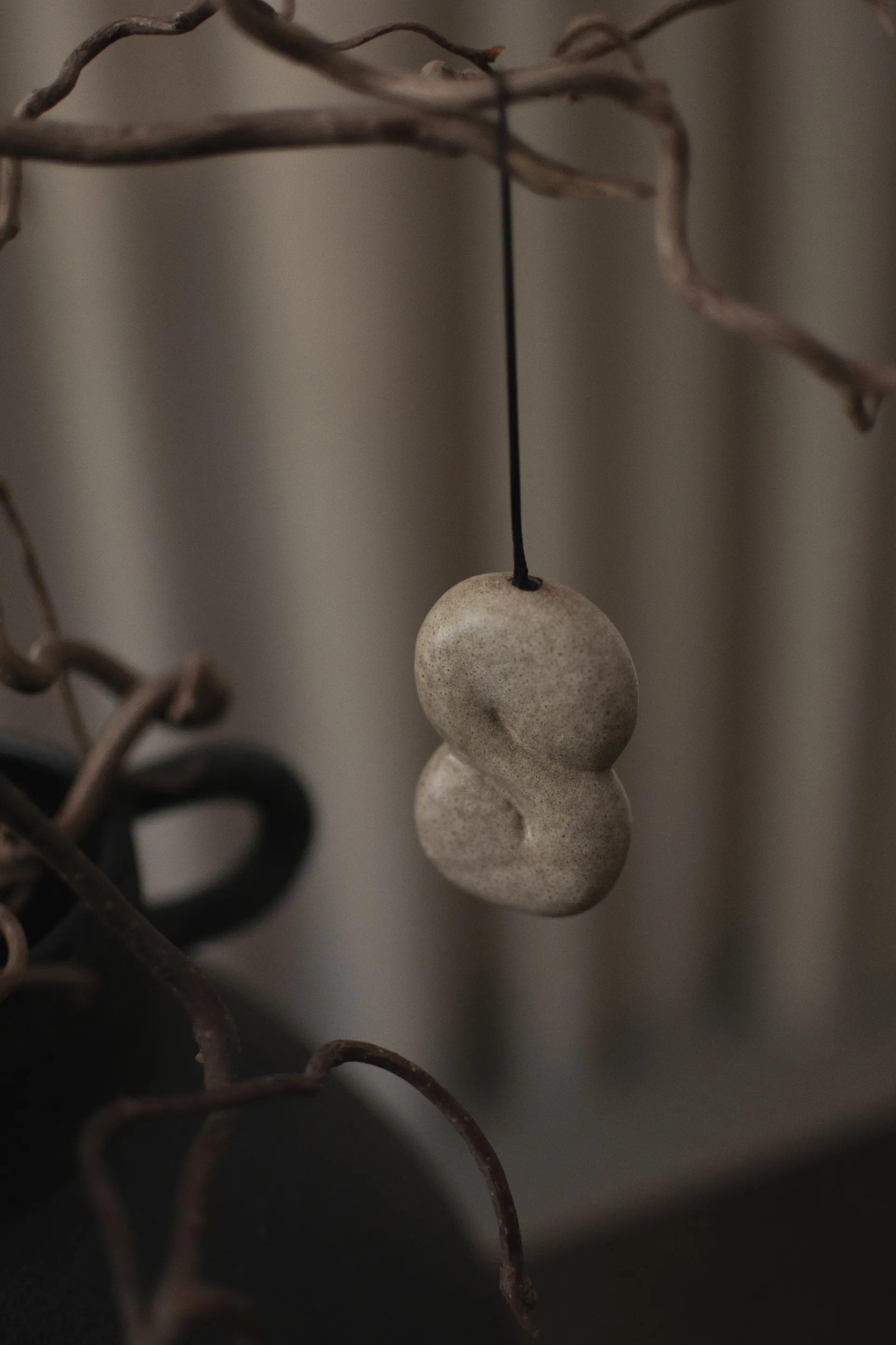 Hanging bun decoratiehanger, Beige DBKD