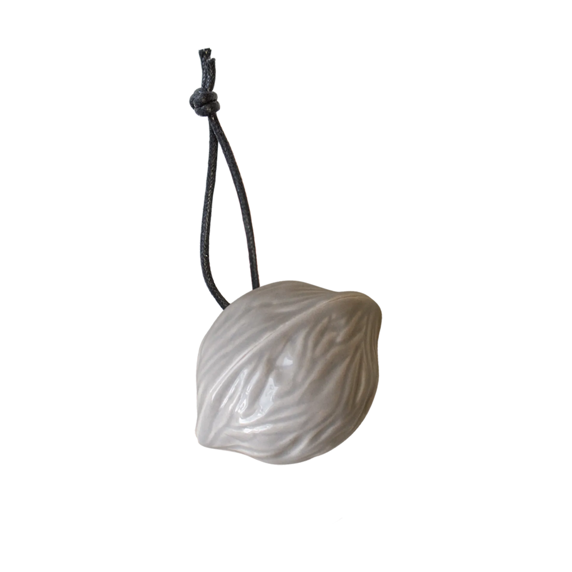 Hanging walnut kerstboomhanger, Shiny mole DBKD