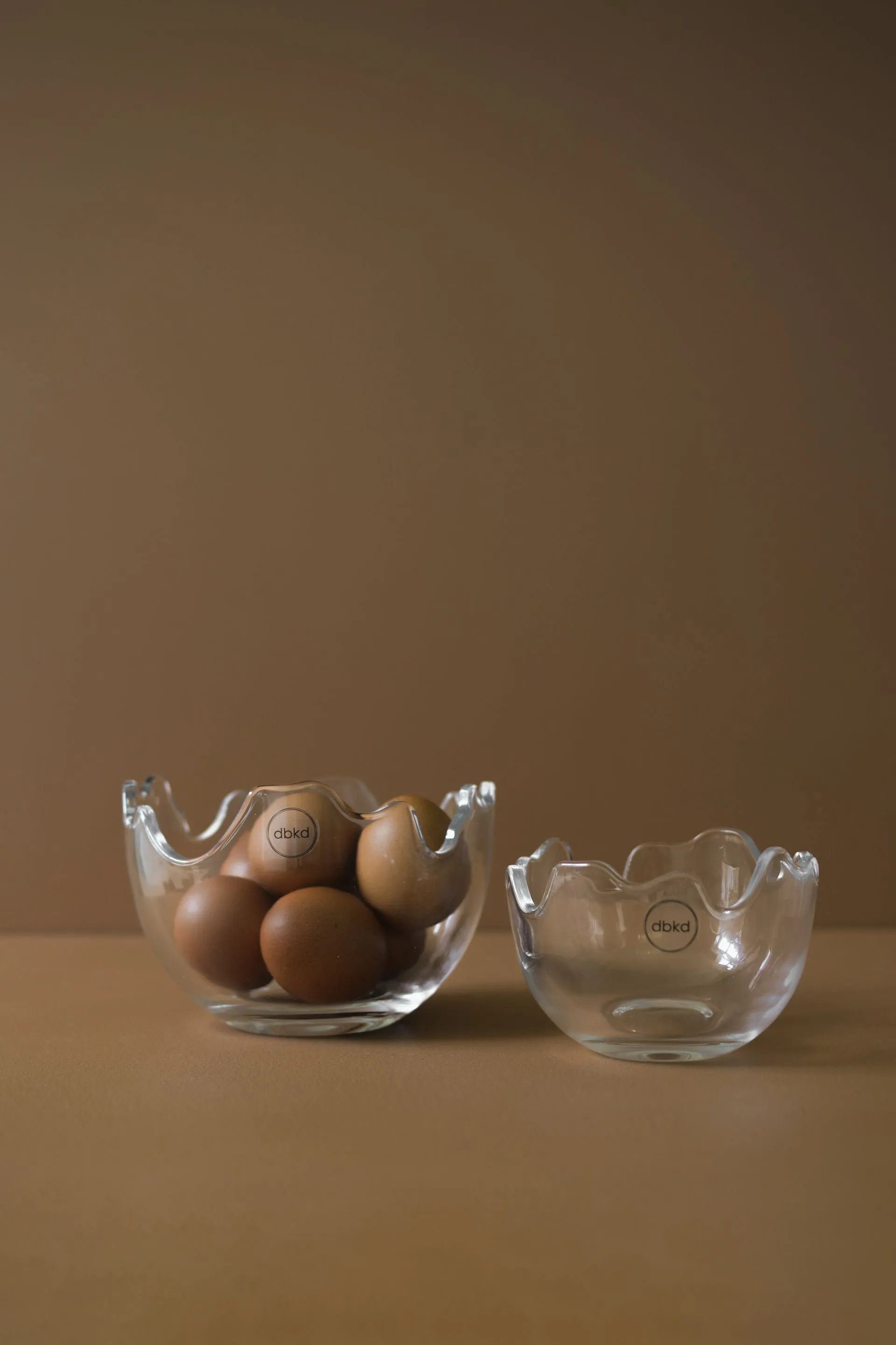 Happy Easter kom eierschaal large, Clear DBKD