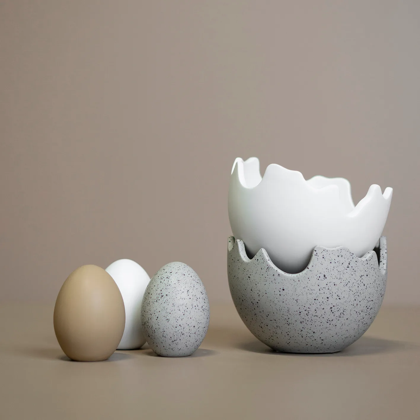 Happy Easter kom eierschaal large, Mole dot DBKD