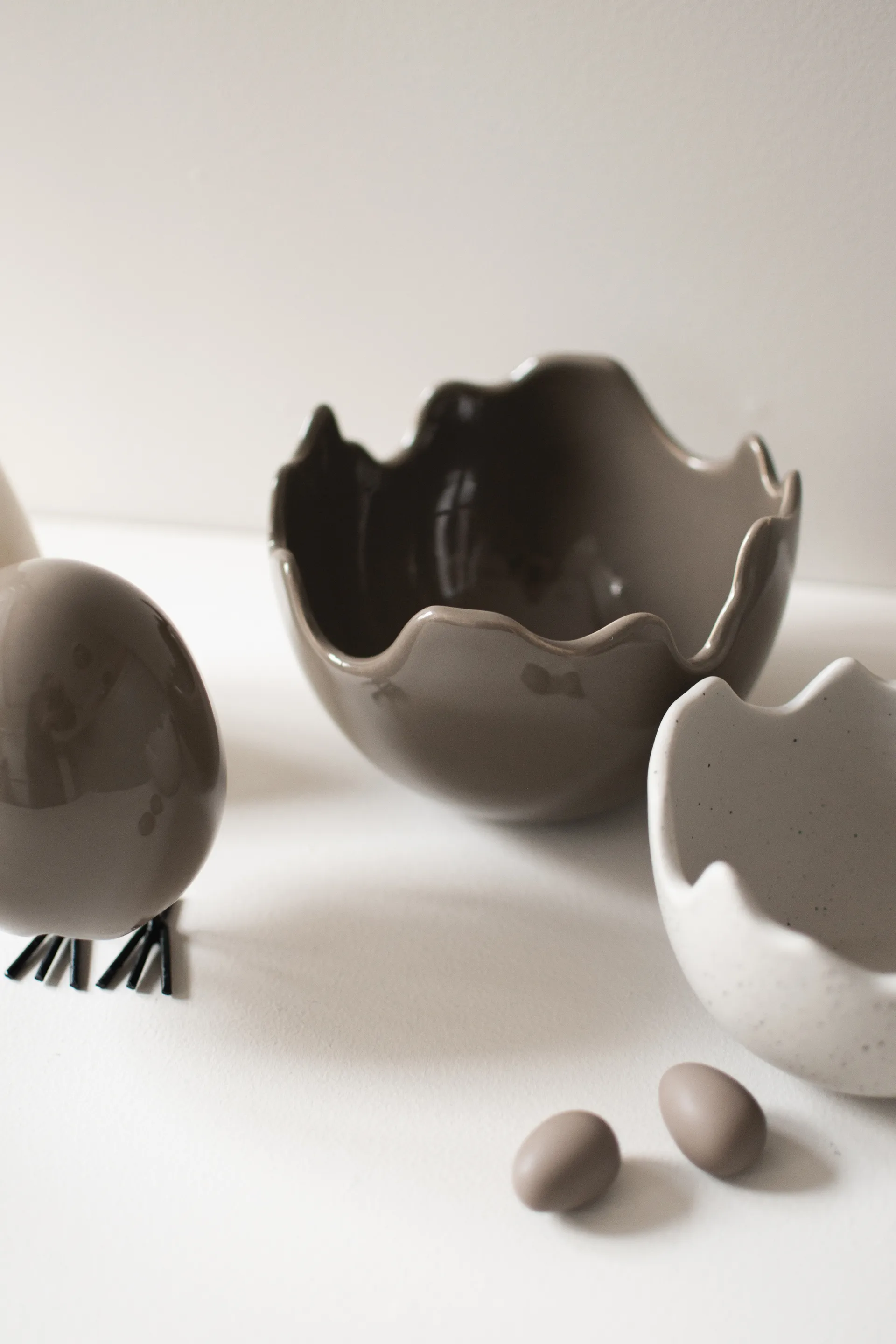 Happy Easter kom eierschaal large, Shiny dust DBKD