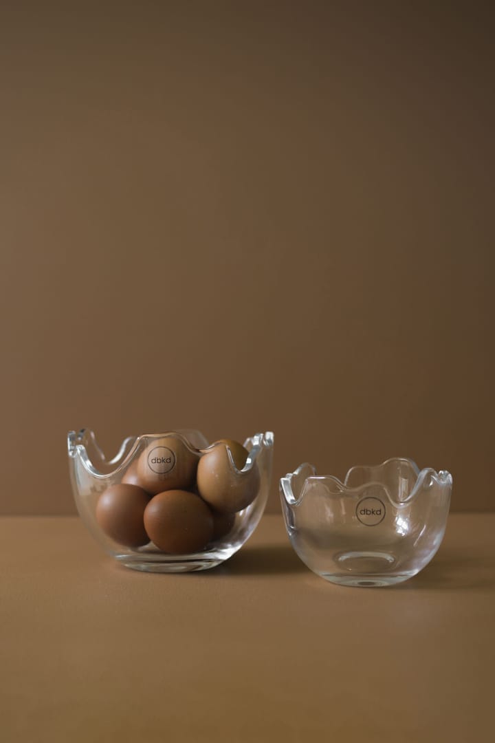 Happy Easter kom eierschaal small, Clear DBKD