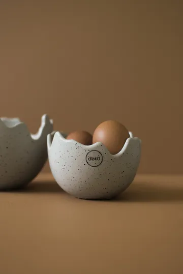 Happy Easter kom eierschaal small - Mole dot - DBKD