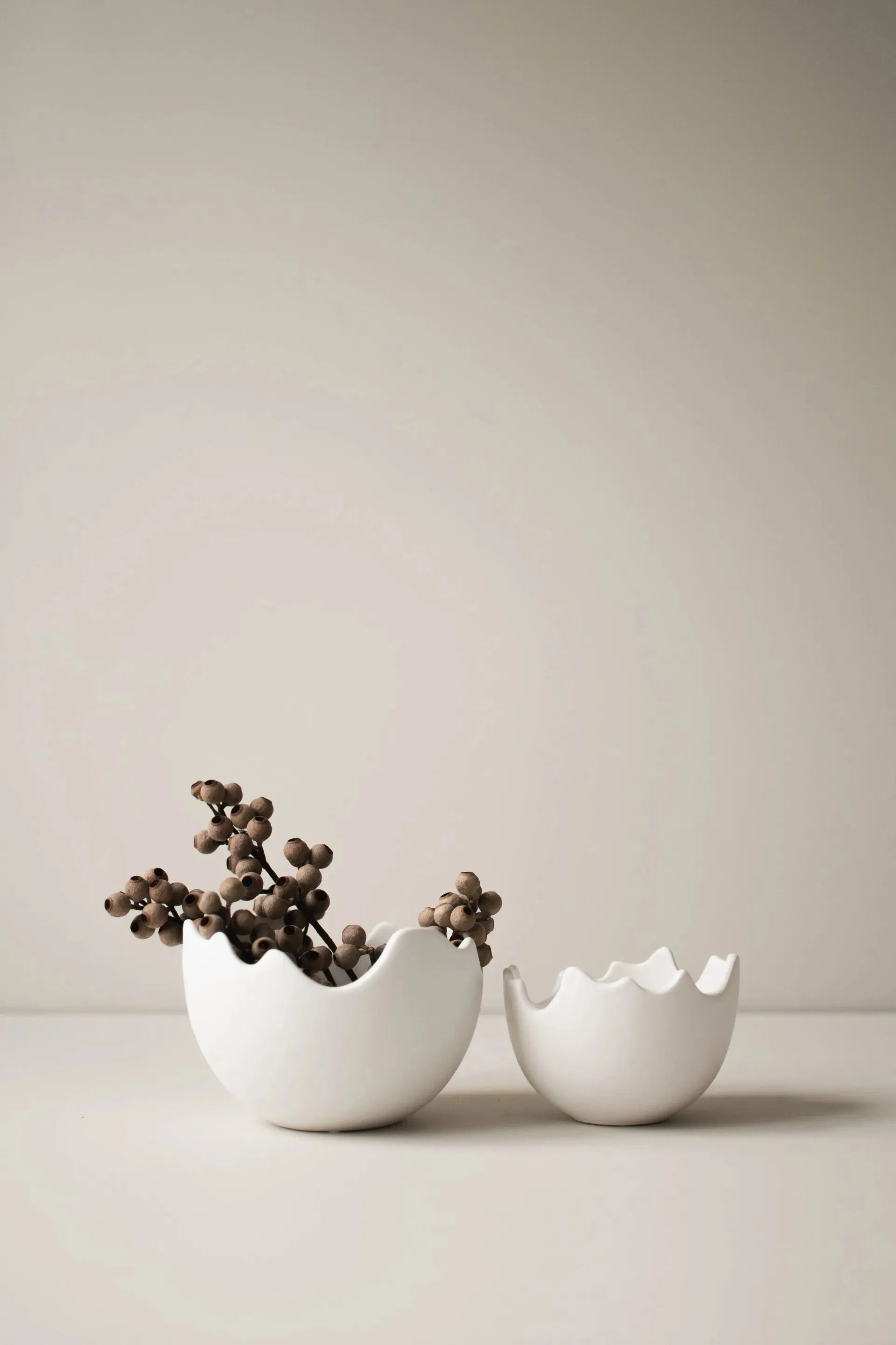 Happy Easter kom eierschaal small, White DBKD