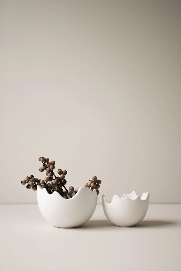 Happy Easter kom eierschaal small, White DBKD