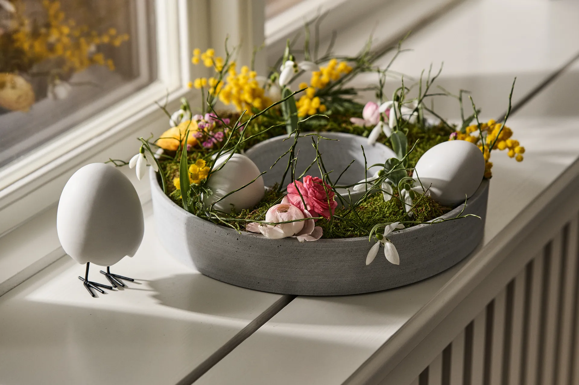 Happy feet paasdecoratie, White DBKD