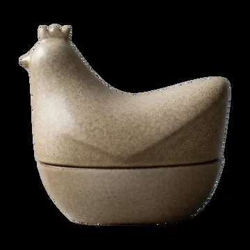 Happy hen schaal - Beige - DBKD