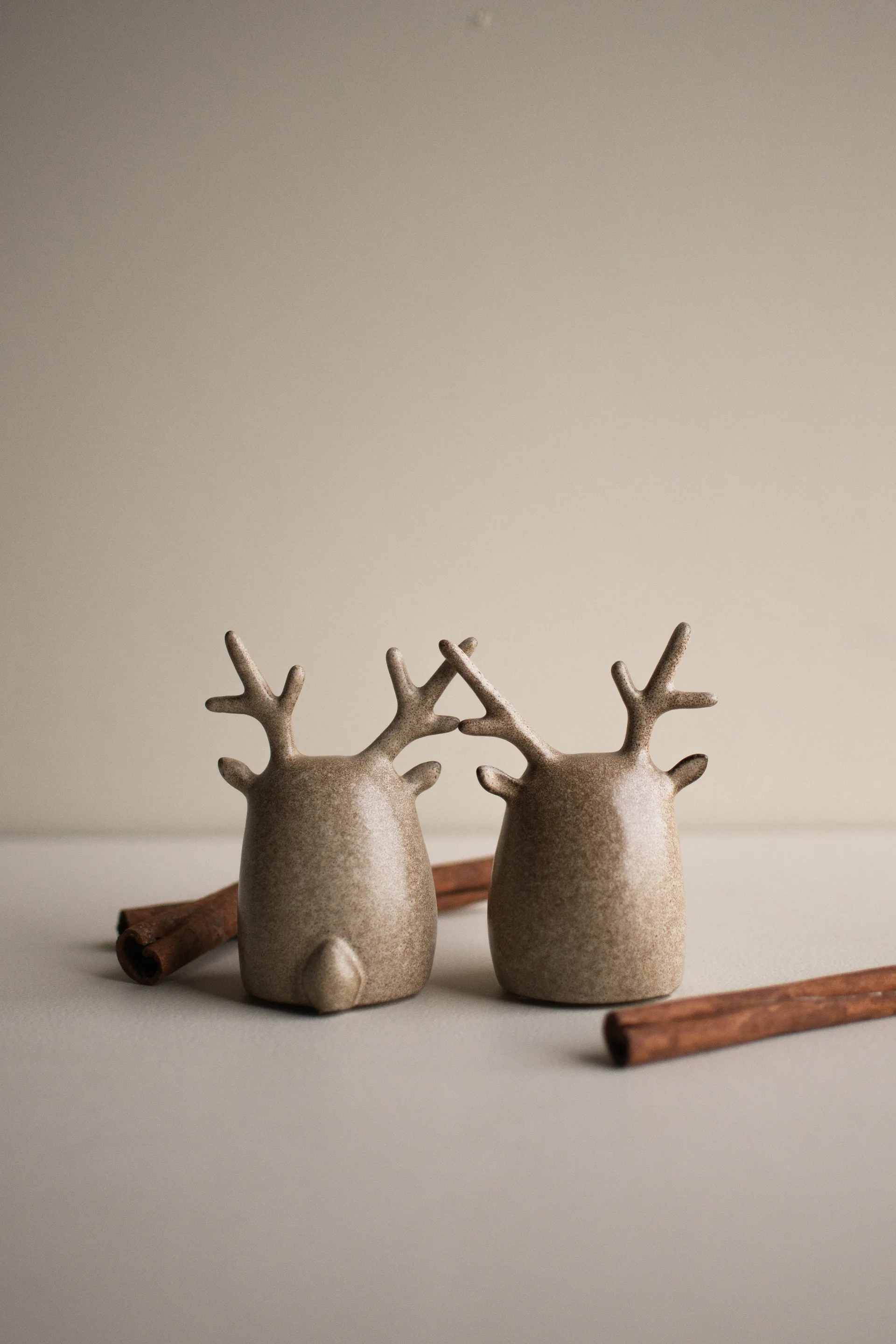 Herten tweeling 2-delig, Beige DBKD