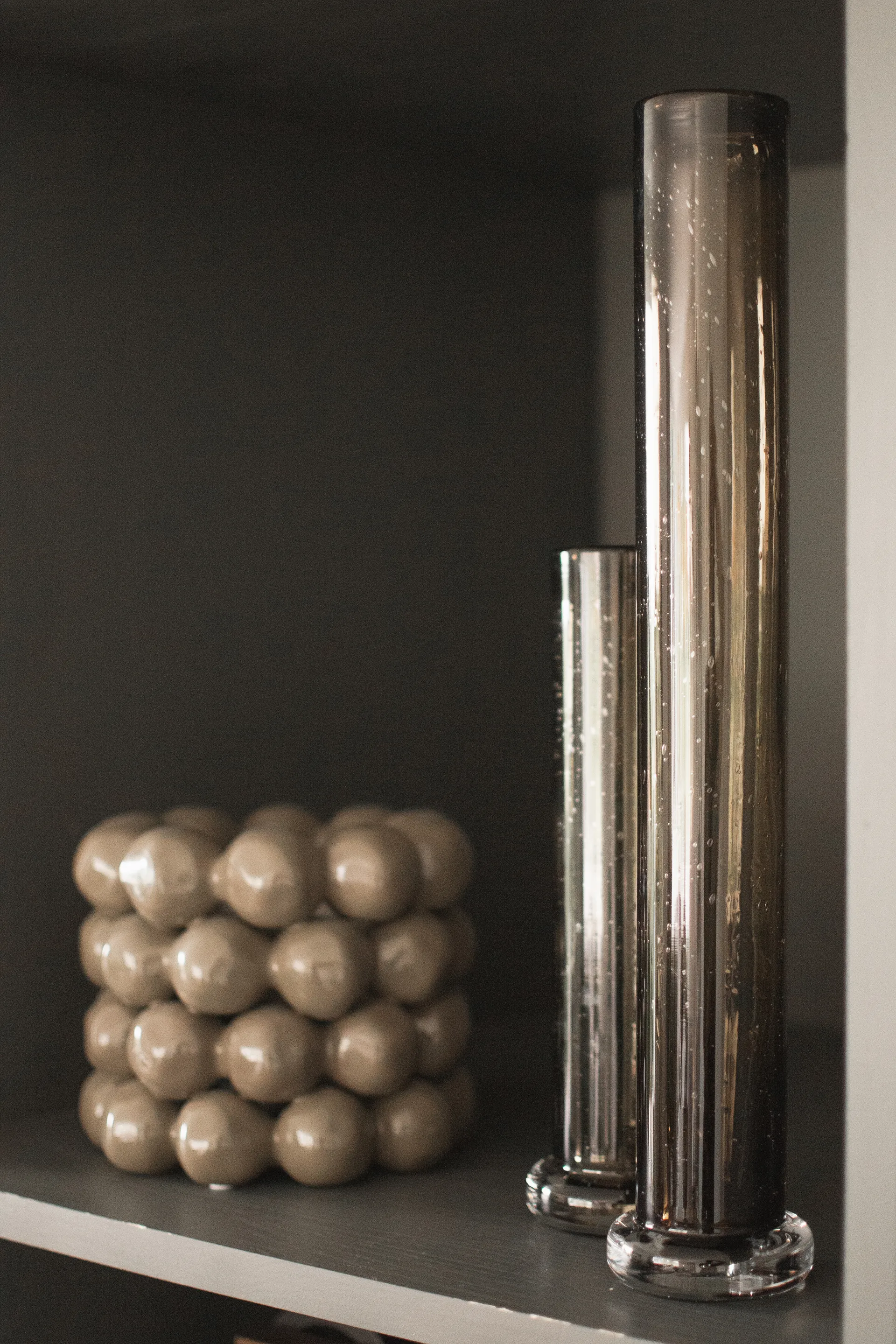 Hoge vaas, Bruin, 40 cm DBKD