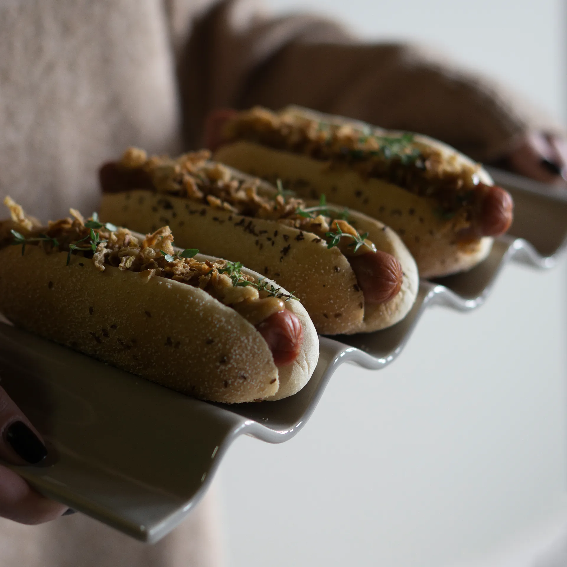 Hold worstenrek 14x37 cm, Shiny mole DBKD