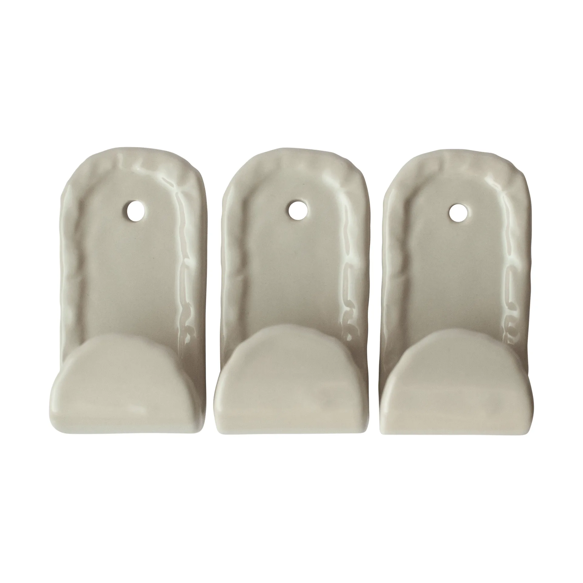 Hook haken 3-pack, Beige DBKD