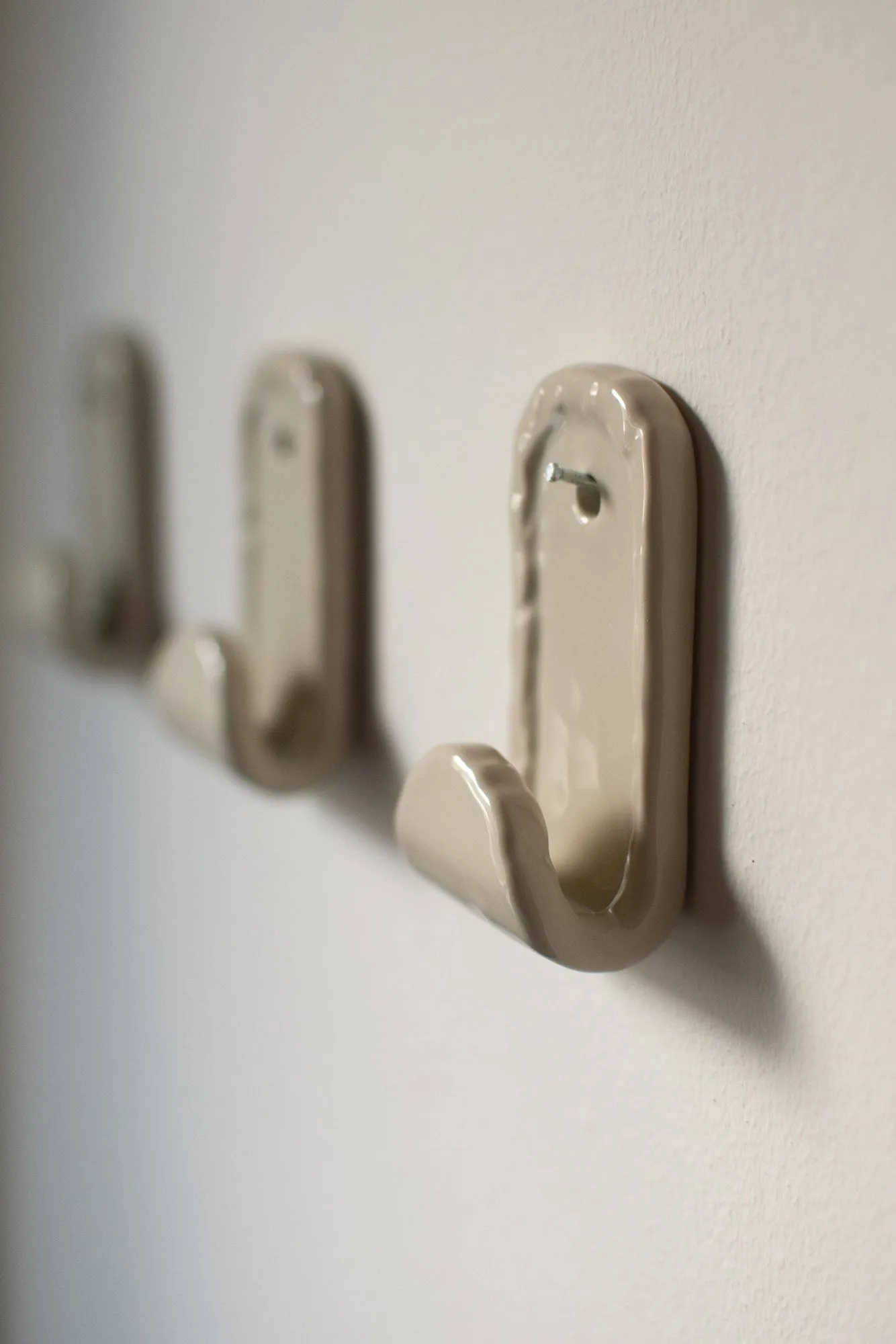 Hook haken 3-pack, Beige DBKD