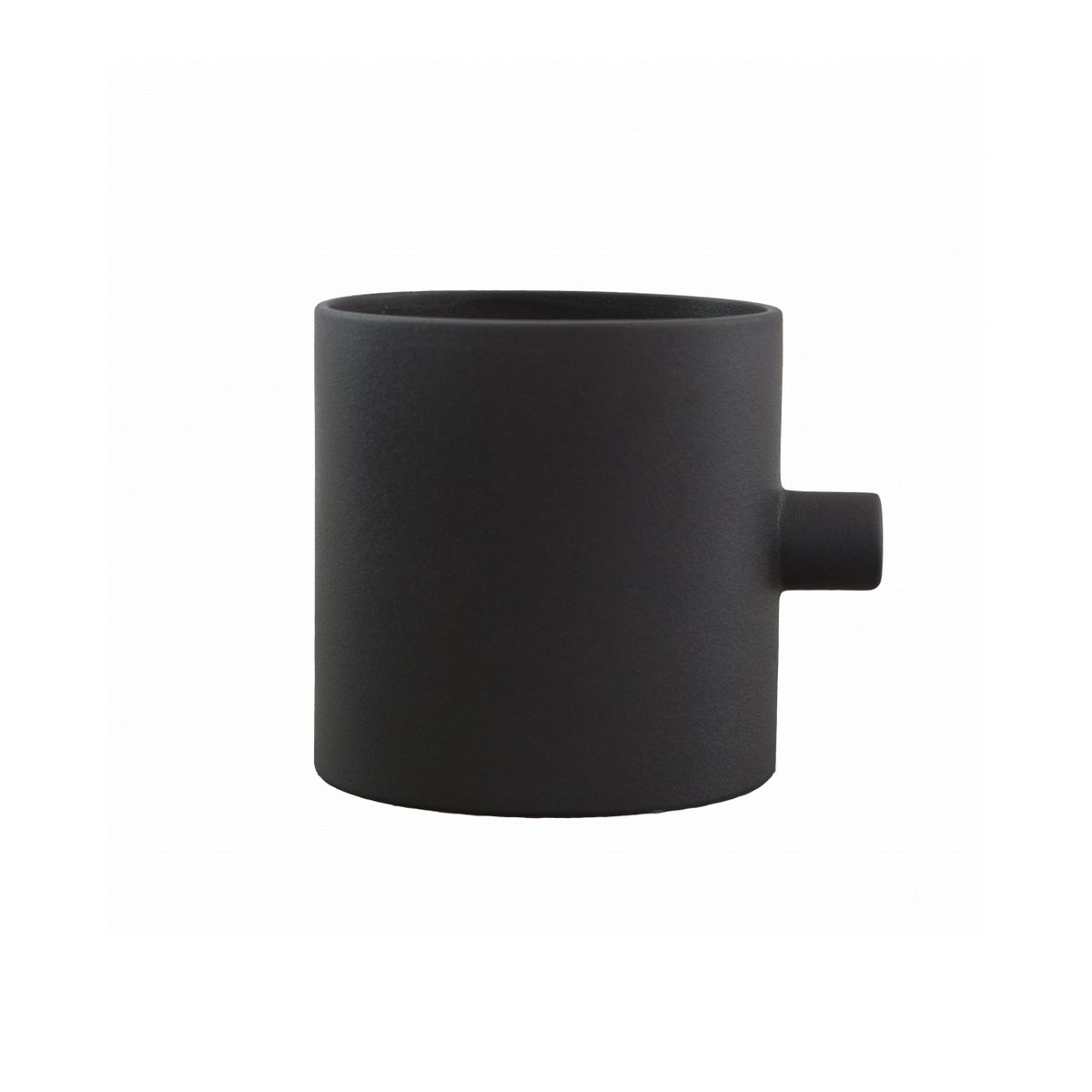 DBKD Knob bloempot gietijzer small o14 cm | Scandinavisch Interieur | Bloempotten | Grijs
