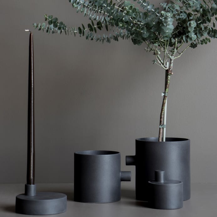 Knob bloempot gietijzer, small Ø14 cm DBKD