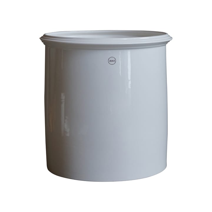 Kruset pot glanzend wit - XL Ø34 cm - DBKD