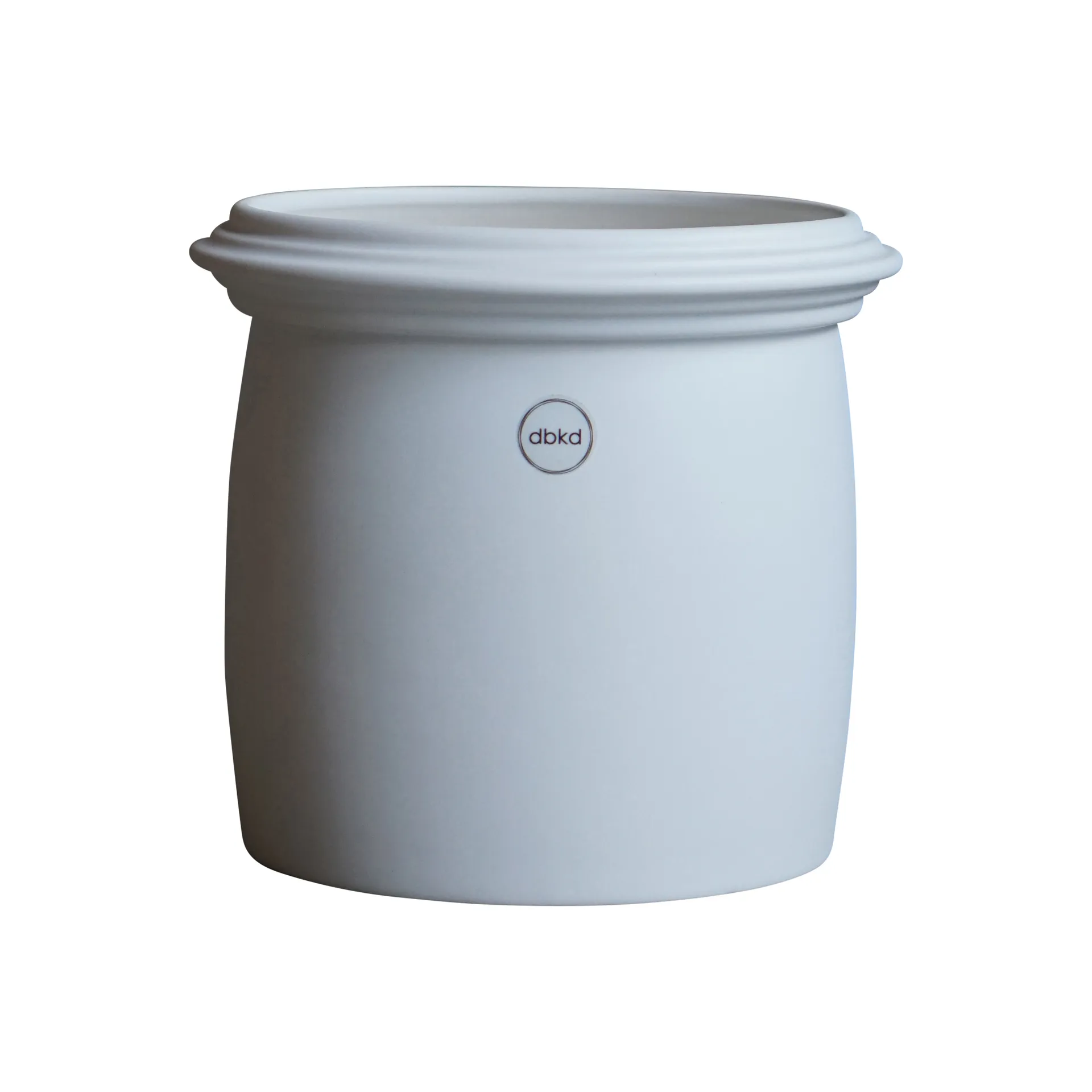 Kruset pot mat wit, Small Ø18 cm DBKD