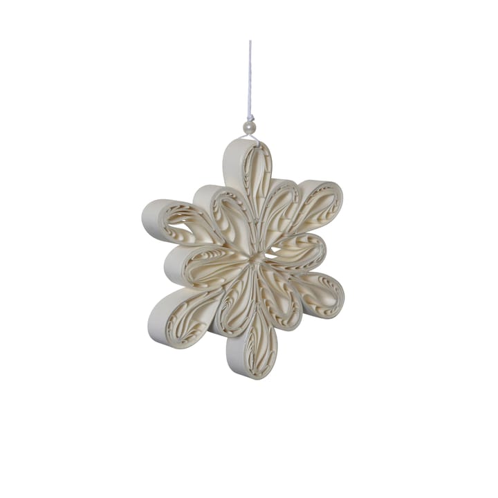 Light Flake sneeuwvlok wit, Klein Ø8 cm DBKD
