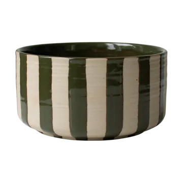 Line decoratieschaal Ø16 cm - Stripe Green - DBKD