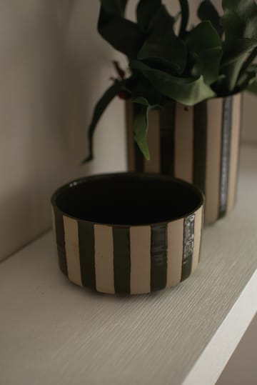 Line decoratieschaal Ø16 cm - Stripe Green - DBKD