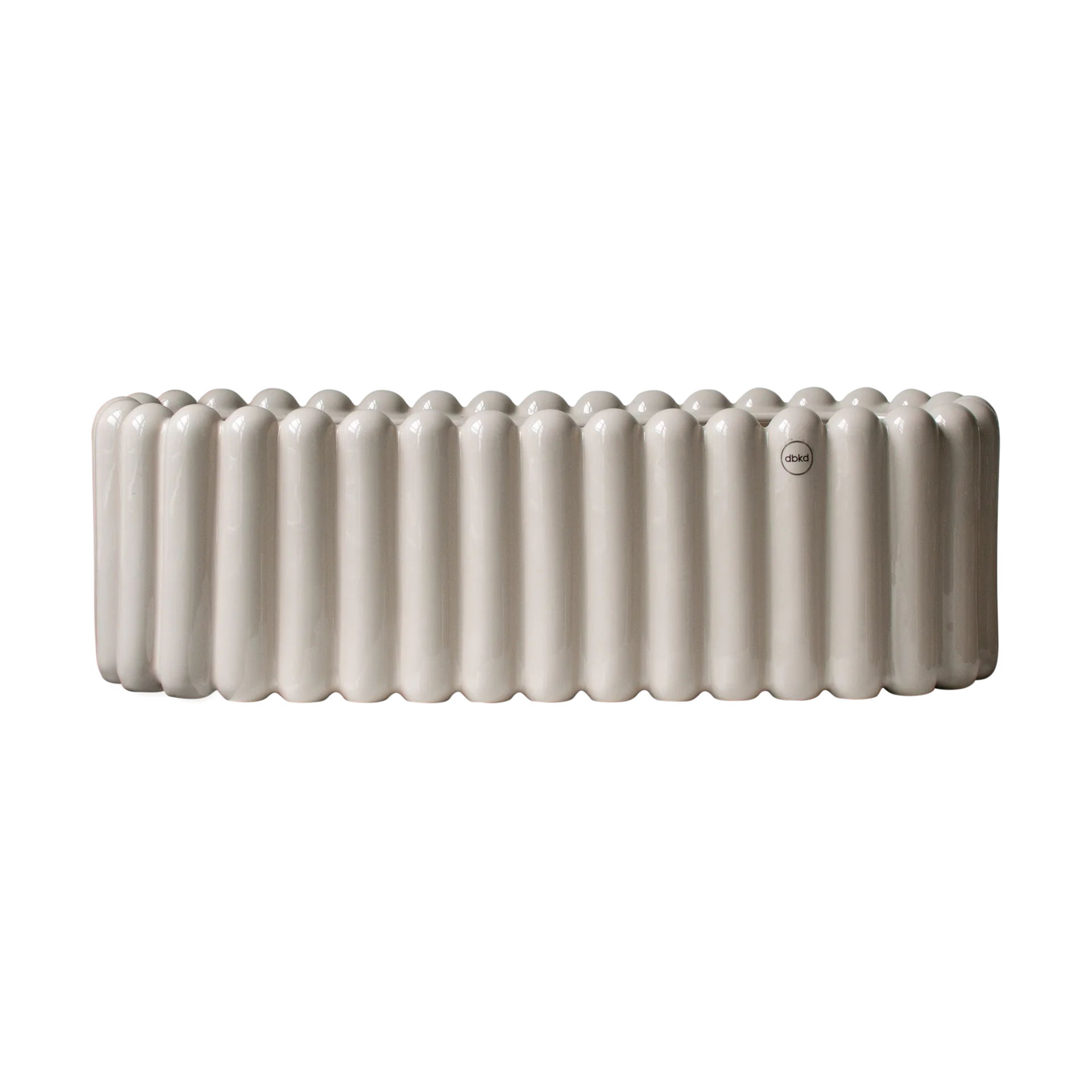 Mist bloempot ovaal, Glanzende mol DBKD