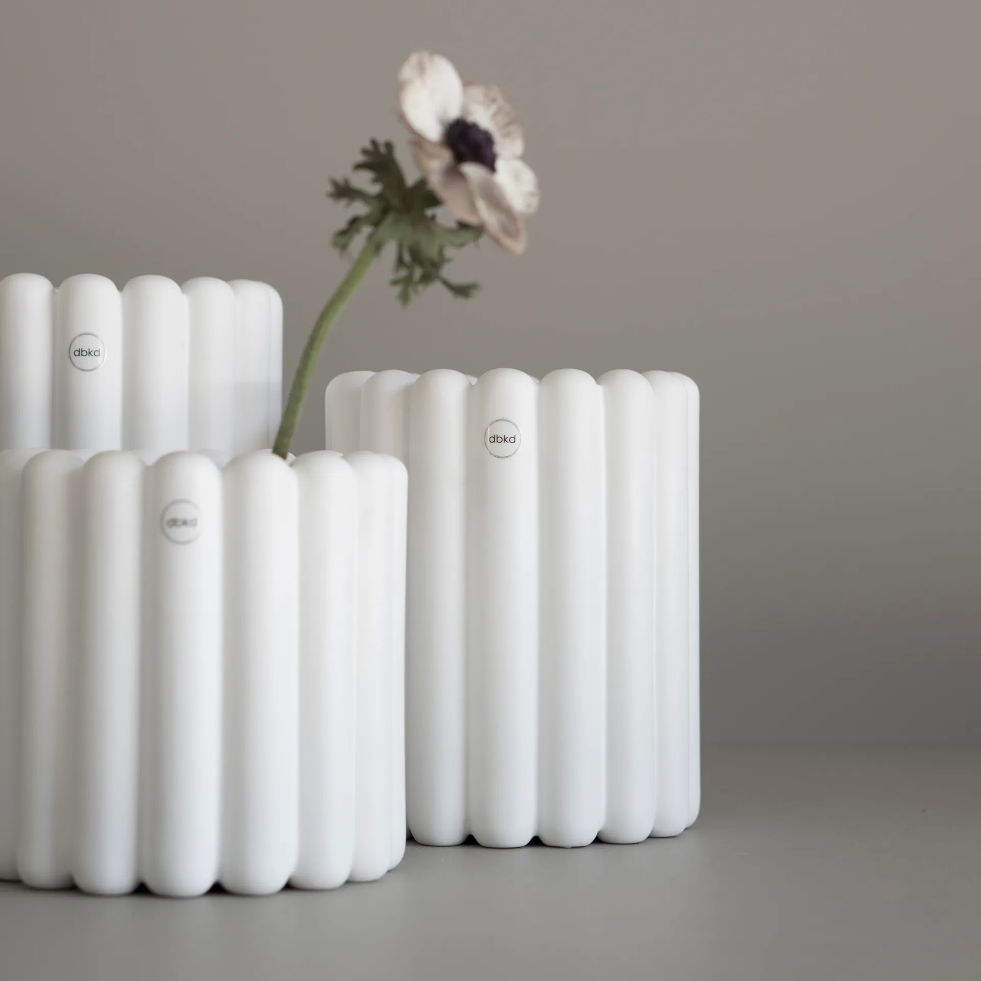 Mist pot medium Ø19x23 cm, White DBKD