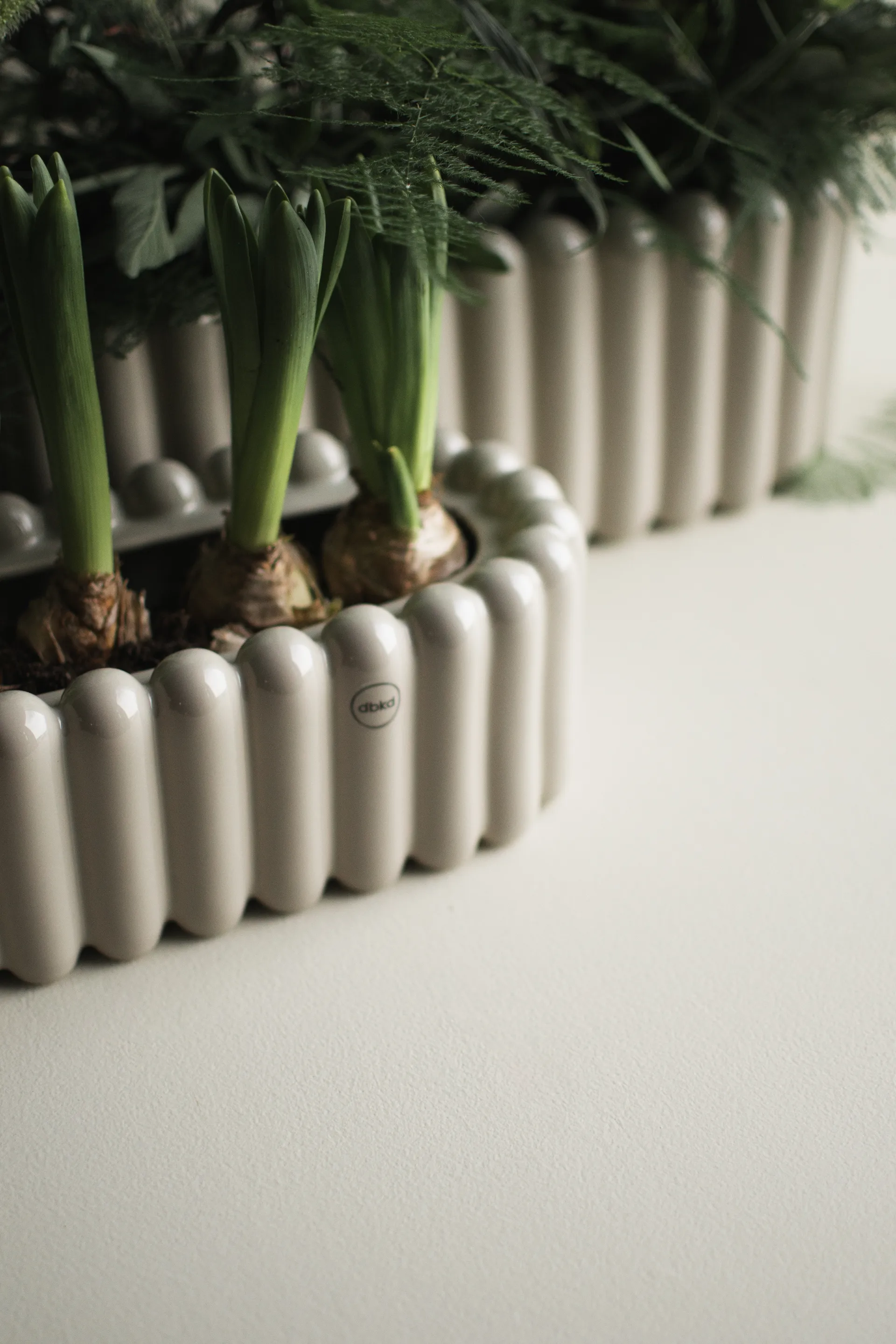 Mist pot ovaal small 35 cm, Glanzende mol DBKD