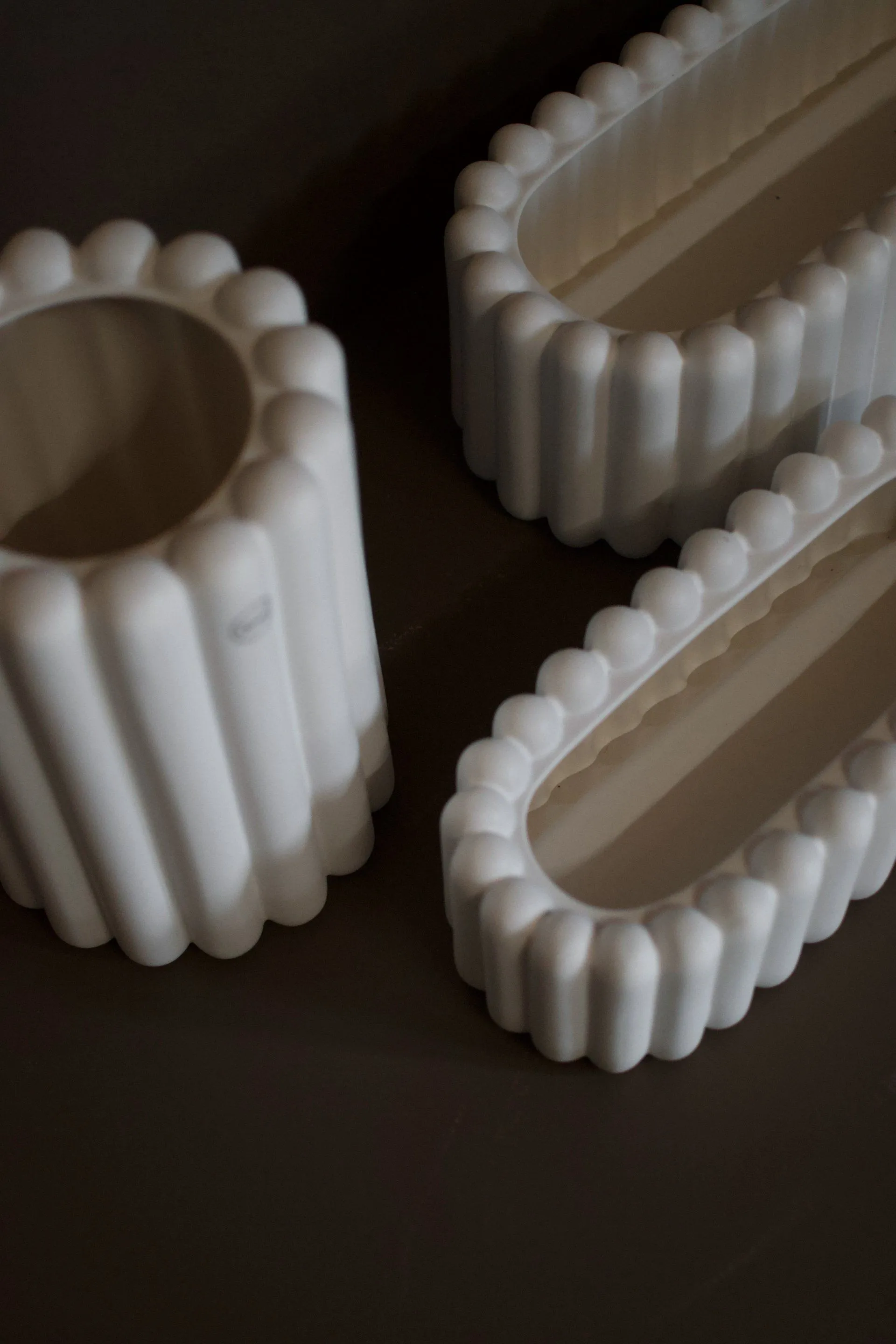 Mist pot ovaal small 35 cm, White DBKD