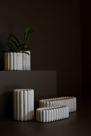 Mist pot ovaal small 35 cm - White - DBKD