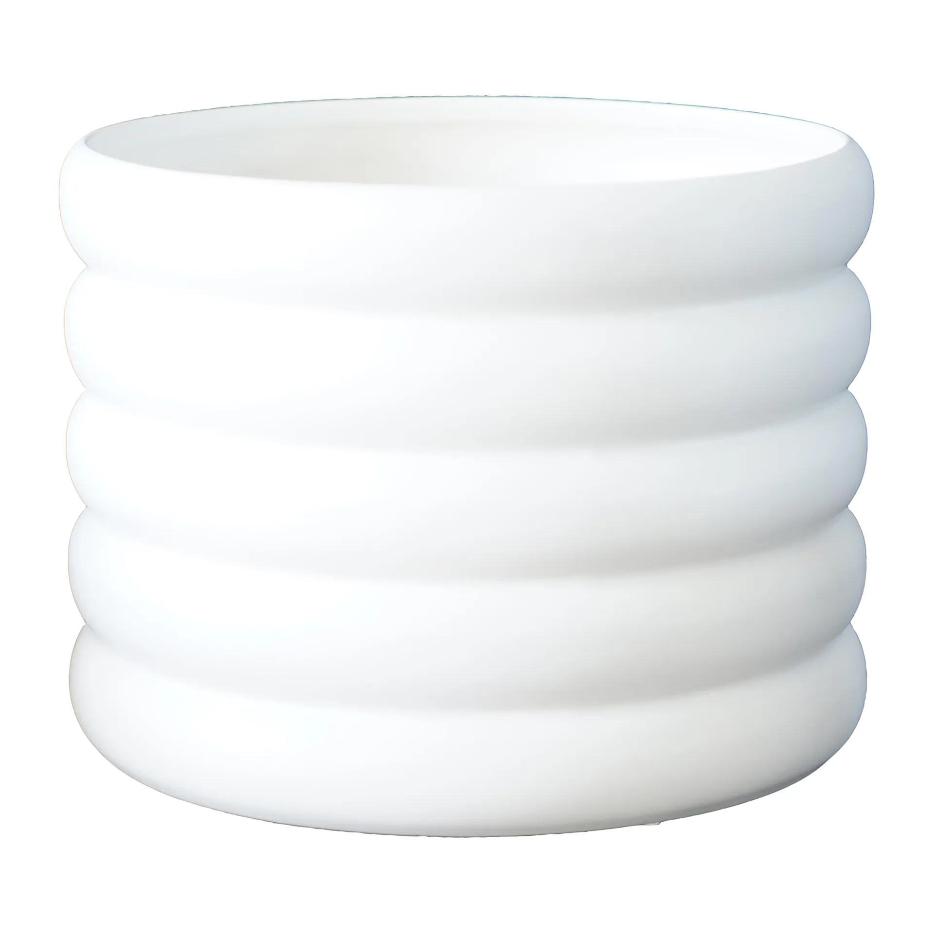 Mud bloempot wit, groot - Ø 20 cm. DBKD