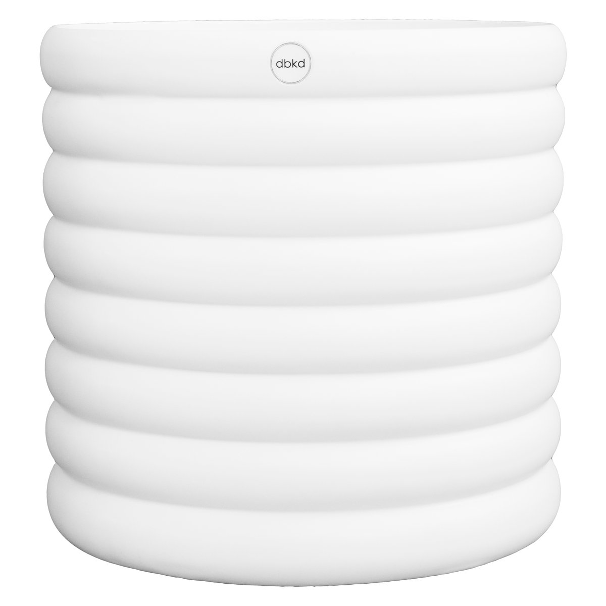 DBKD Mud bloempot wit XL, o 27 cm | Scandinavisch Interieur | Bloempotten | Wit