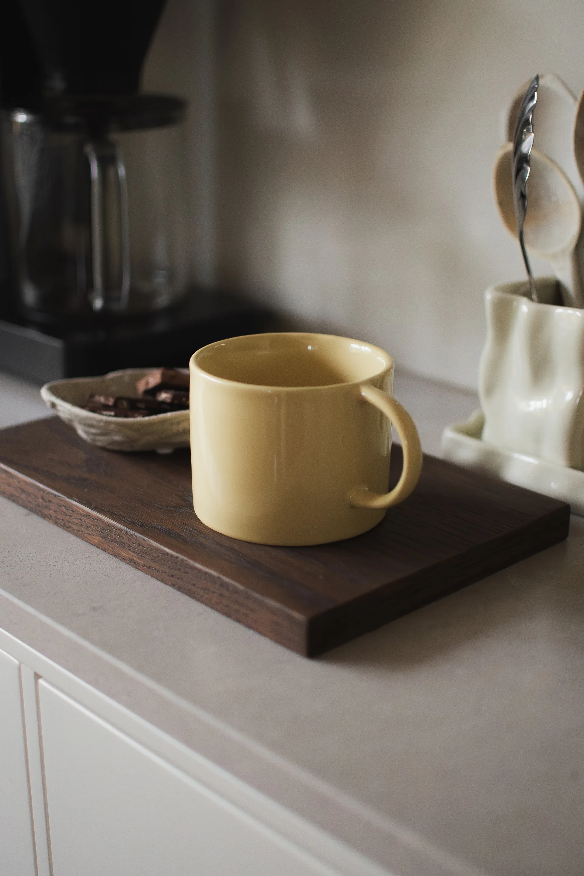 Mug keramieken mok, Yellow DBKD