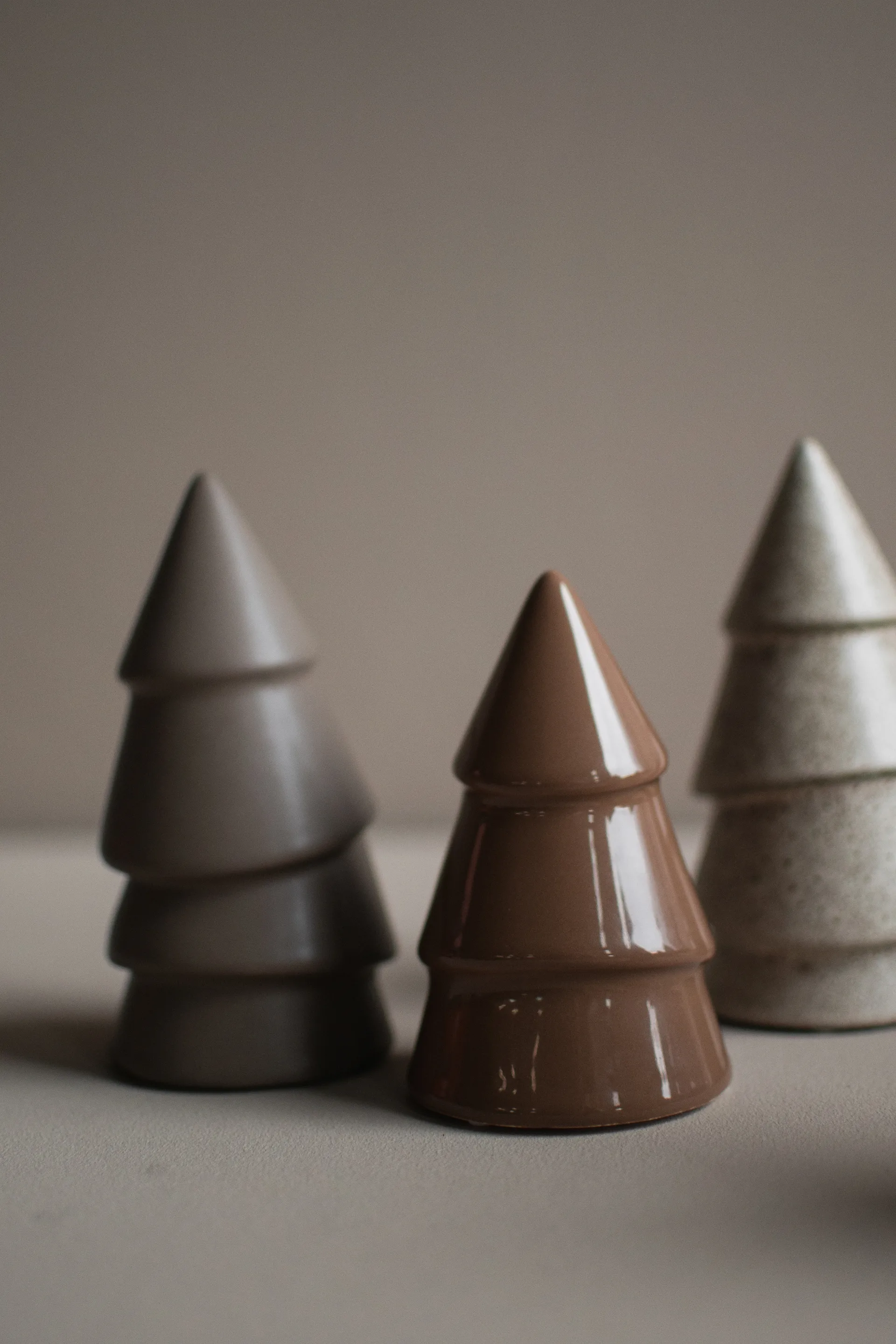 Narrow decoratie 14 cm, Shiny nougat DBKD