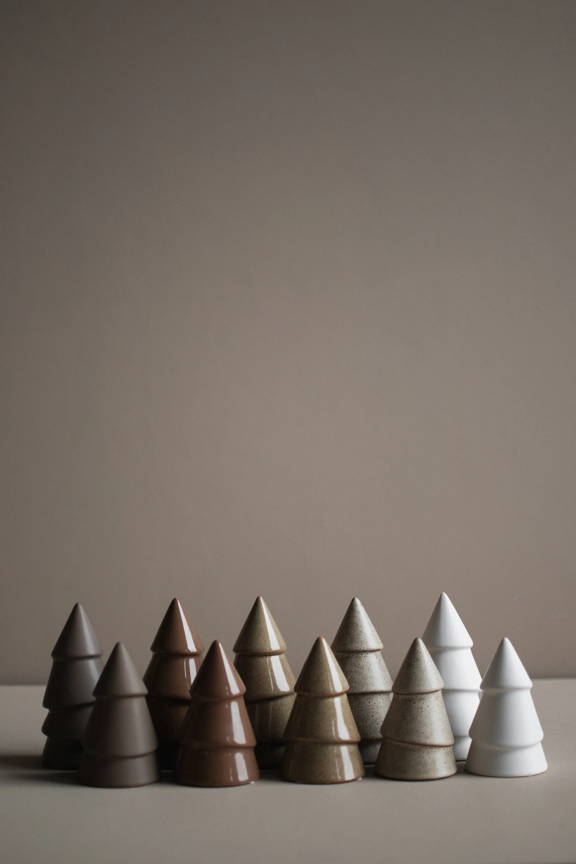 Narrow decoratie 14 cm, Shiny nougat DBKD