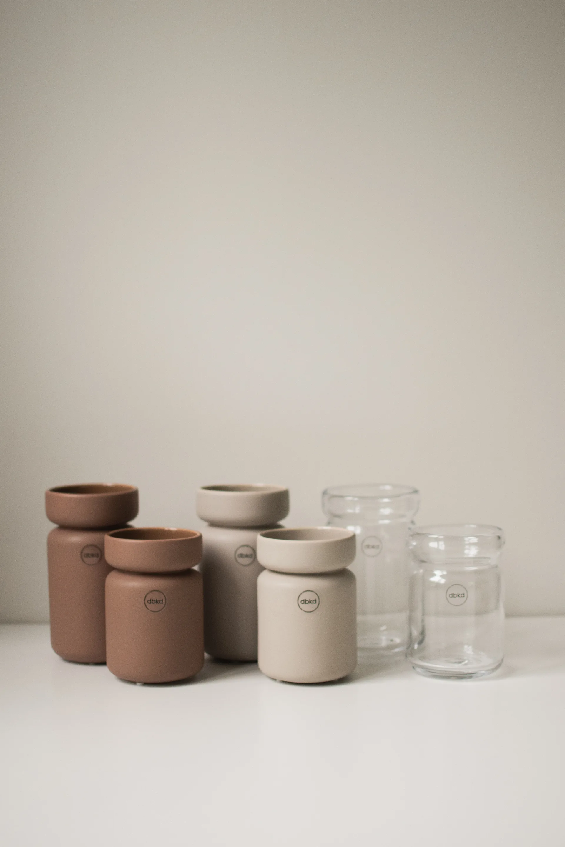 Nek pot, Nougat, Ø8x12 cm DBKD