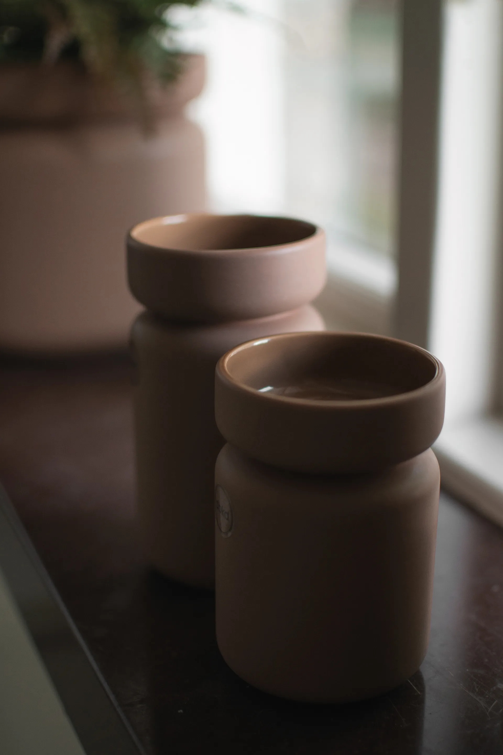 Nek pot, Nougat, Ø8x12 cm DBKD