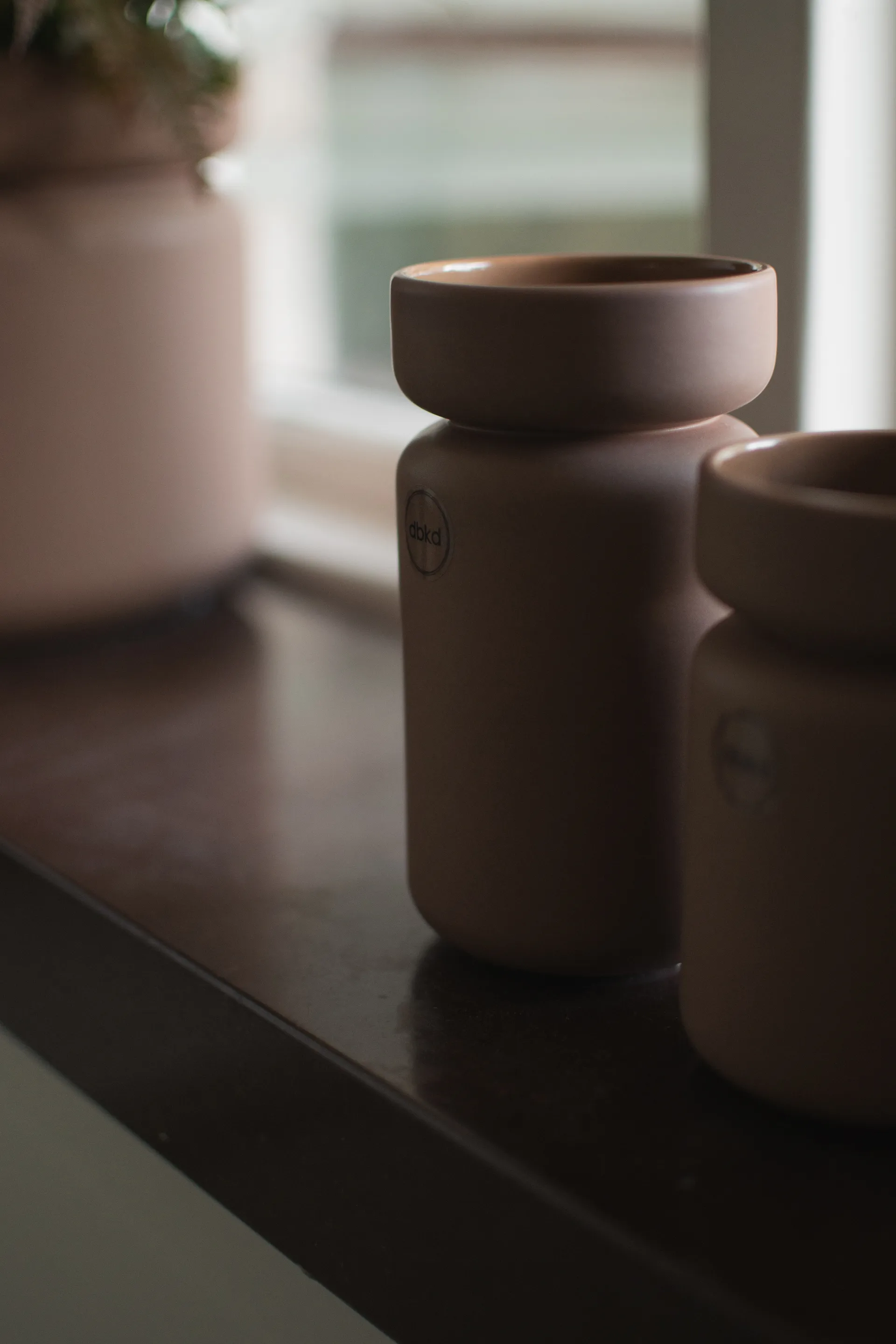 Nek pot, Nougat, Ø8x15 cm DBKD