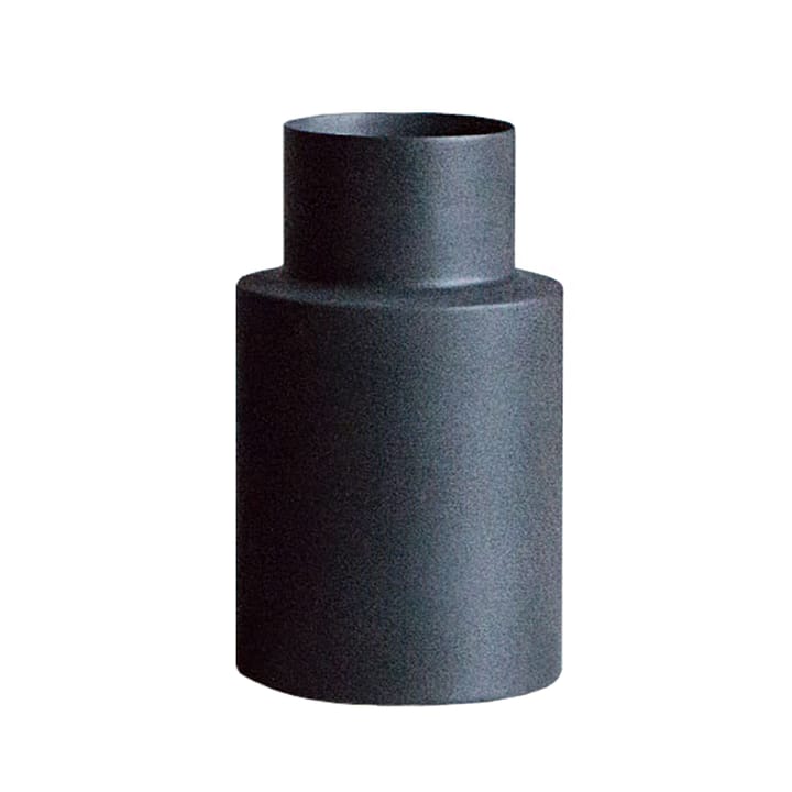 Oblong vaas cast iron (zwart) - klein - 24 cm. - DBKD
