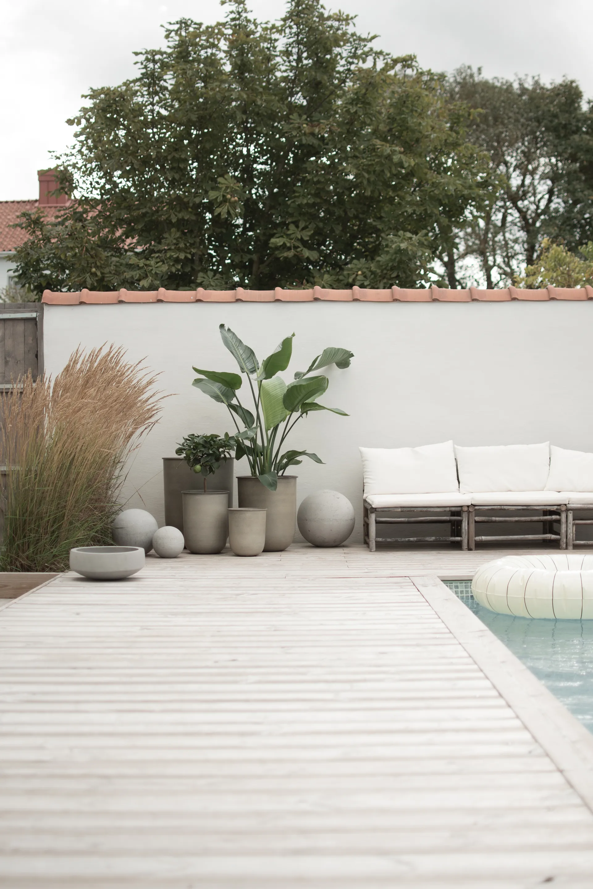 Out bloempot 4-delig, Beige DBKD