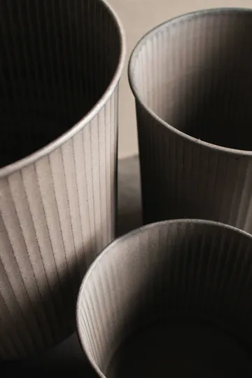 Out stripe bloempot 3-pack - Beige - DBKD